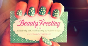 BeautyFrosting-themed nails!