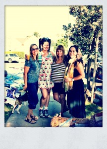 Yard Sale with good friends & mimosas!