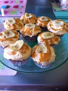 BBB Cupcakes: Banana Buttermilk Butterscotch Cupcakes with Butterscotch Buttercream