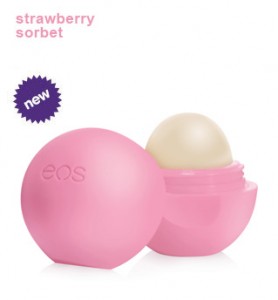 Too cute: Eos Lip Balm - Smooth Sphere in Strawberry Sorbet
