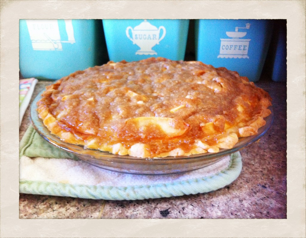 Sour Cream Apple Pie with Buttermilk Maple Crust