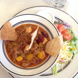 Delicious turkey chili!