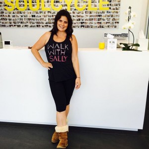 Helping out a charity can be as simple as buying a shirt or hat, and wearing it to your spin class…like I did here with my Walk With Sally tank at SoulCycle