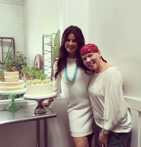 My dear friend (of 21 years), Jenny Harris Crandall and I cakewalking at Society Bakery