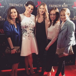 With my fellow influencers at the premiere of French Kiss