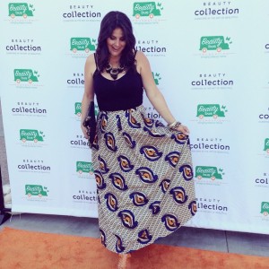 Always love supporting the beautiful Beauty Bus Foundation at the Beauty Bus Drive2015, esp when the honoree is my friend, Shawn Stavakoli, CEO of Beauty Collection Stores, being honored. Tank & Skirt: Anthropologie, as styled by Rachel Fox *Photo by Terry Hoard of Crown Pictures