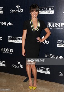 The lovely Lea Michele at the Step Up Inspiration Awards. Generated by  IJG JPEG Library